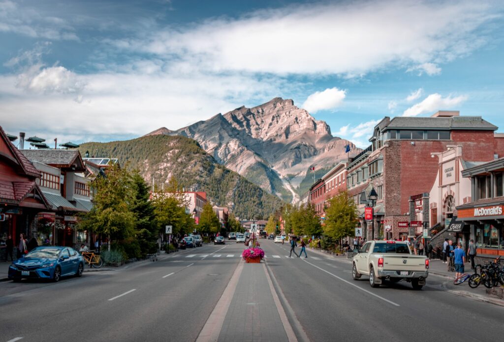 Banff is a beautiful place for a babymoon in Canada