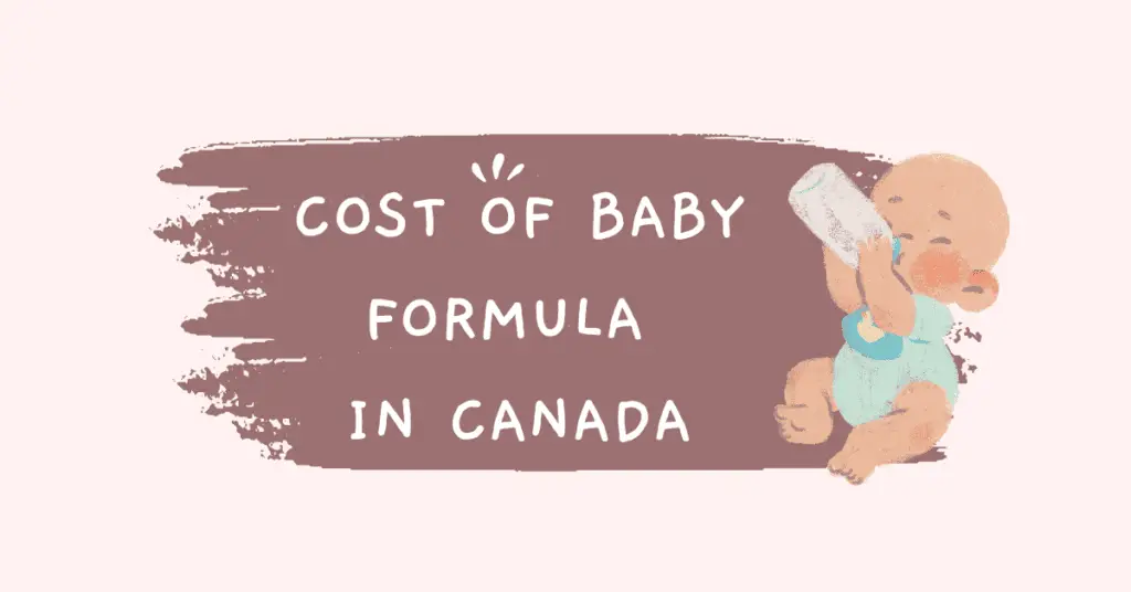 Cost of baby formula in Canada