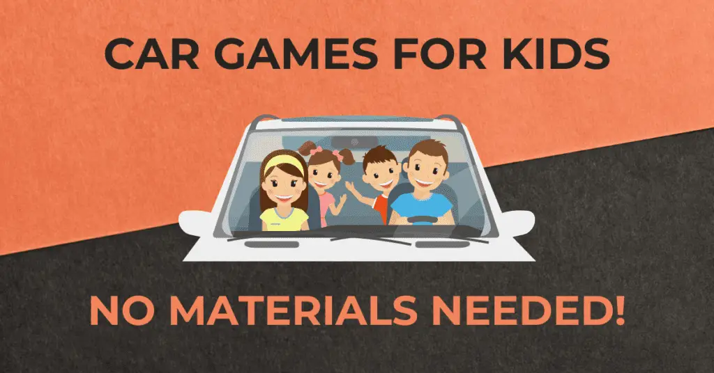 car games for kids no materials