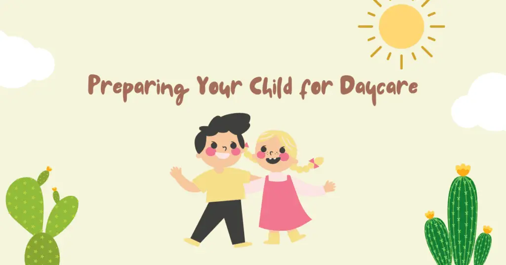 preparing your child for daycare