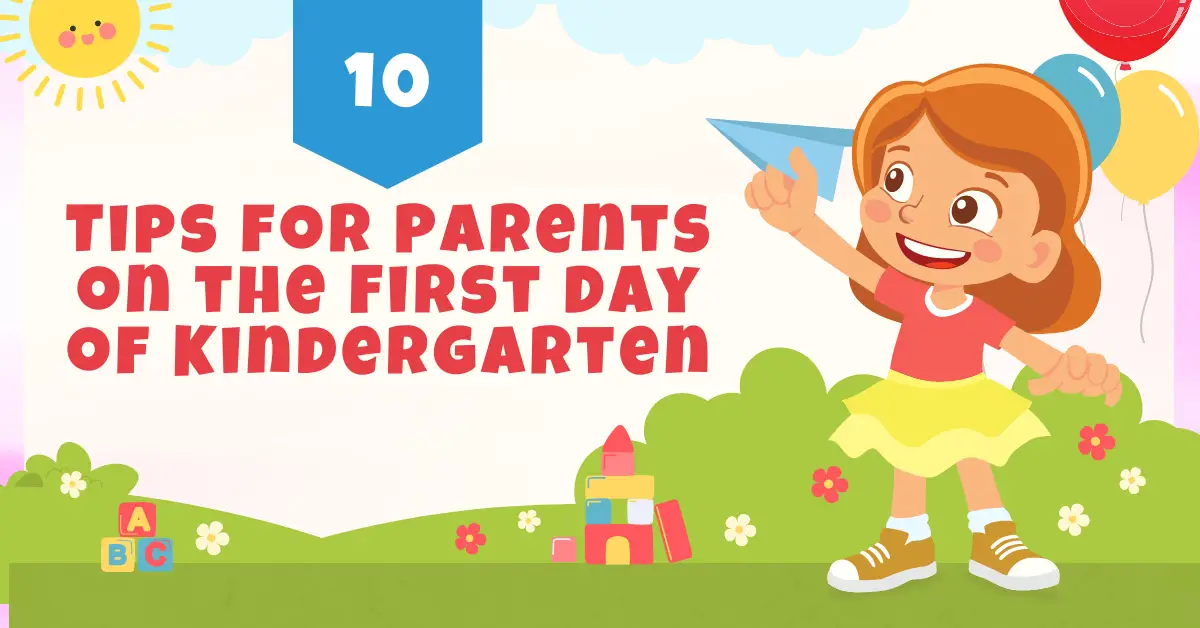Tips for parents on first day of kindergarten