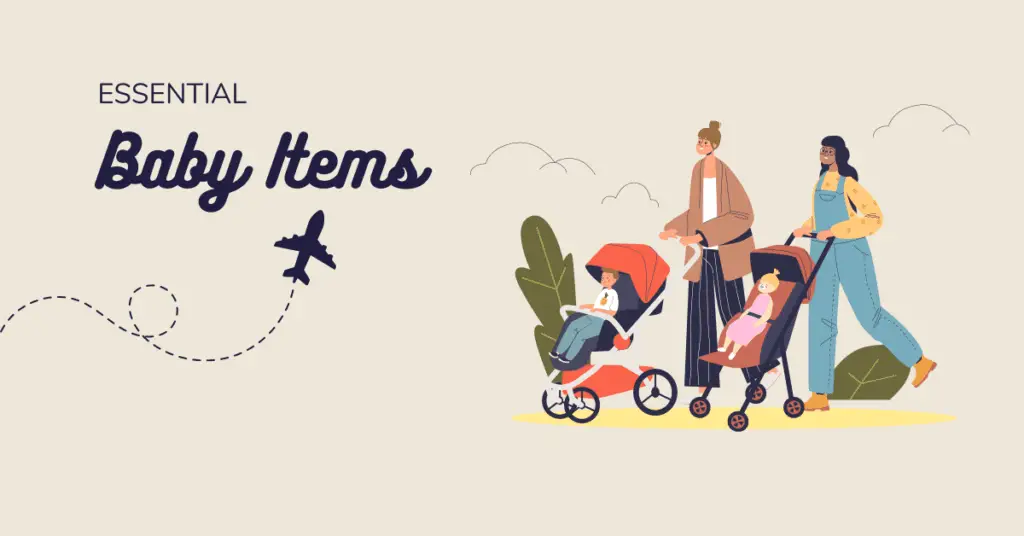 essential baby items for travel