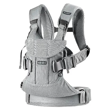 BabyBjörn New Baby Carrier One Air 2019 Edition, Mesh, Silver