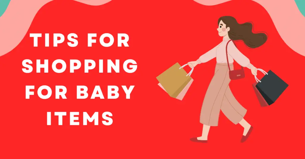 shopping tips for baby items