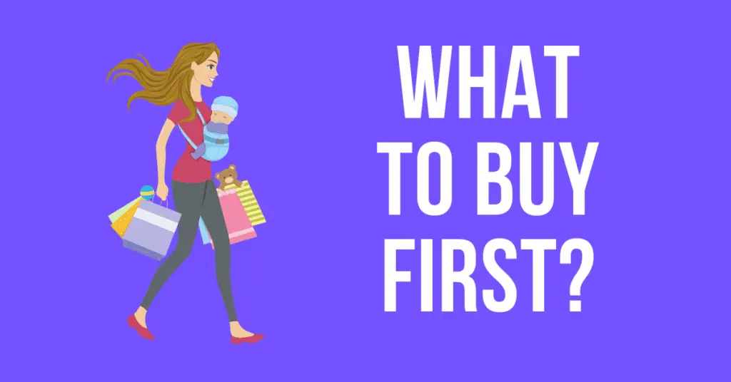 what to buy first for a new baby?