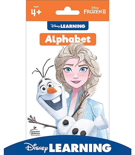 Disney Learning Frozen 2 Alphabet Flash Cards, ABC Flash Cards for Toddlers