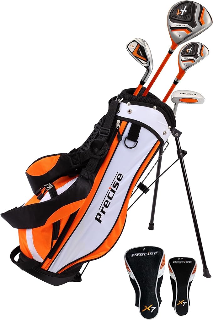 PreciseGolf Co. Precise X7 Junior Complete Golf Club Set for Toddlers