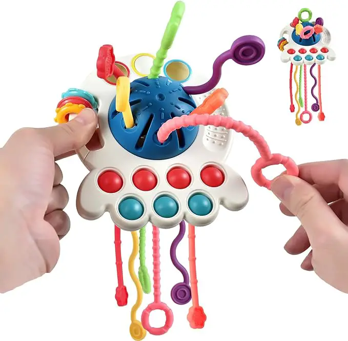 Tuko Silicone Pull String Toy for airplanes