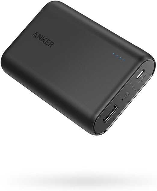 Anker PowerCore 10000 Portable Charger • 10,000mAh Power Bank • Ultra-Compact Battery Pack • Phone Charger
