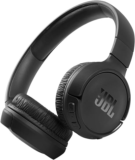 JBL Tune 510BT Wireless On-Ear Headphones with Purebass Sound - Black