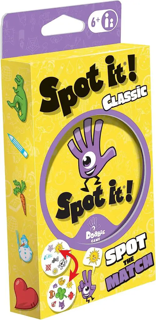 Spot It! Classic Card Game (Eco-Blister) - Matching -Fun Kids for Family Night 