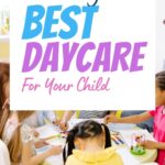 Children doing arts and crafts at a daycare table, showing a creative early learning environment for young kids.