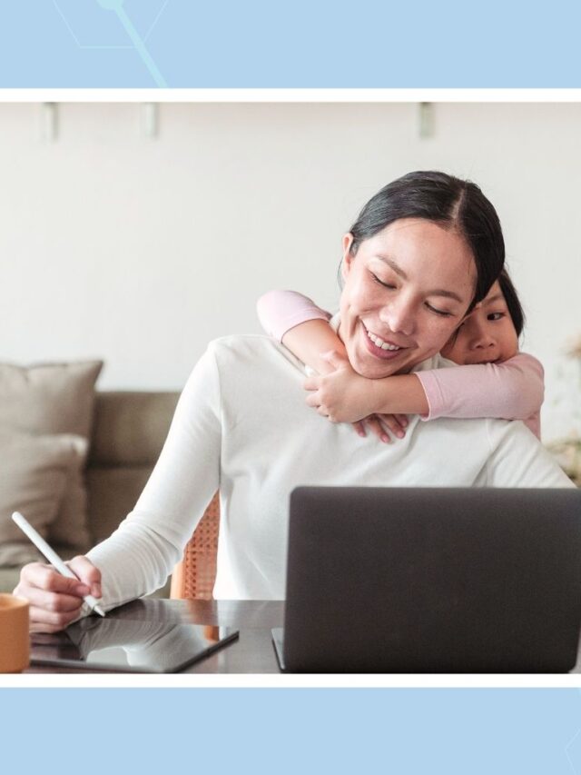 Parent helping a child with homework on a laptop while using ChatGPT to make learning easier at home.