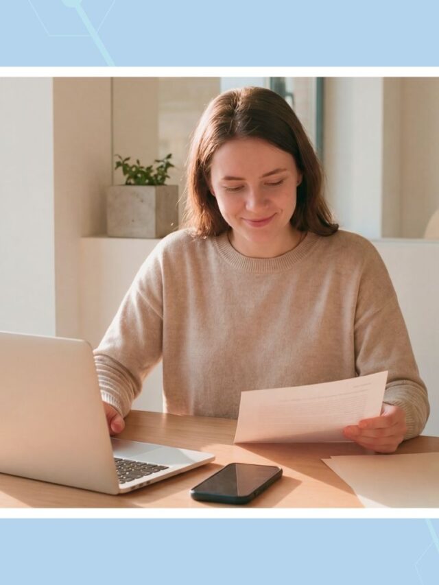 Woman using ChatGPT prompts for parents on a laptop to simplify homework help, meal planning, and family organization.