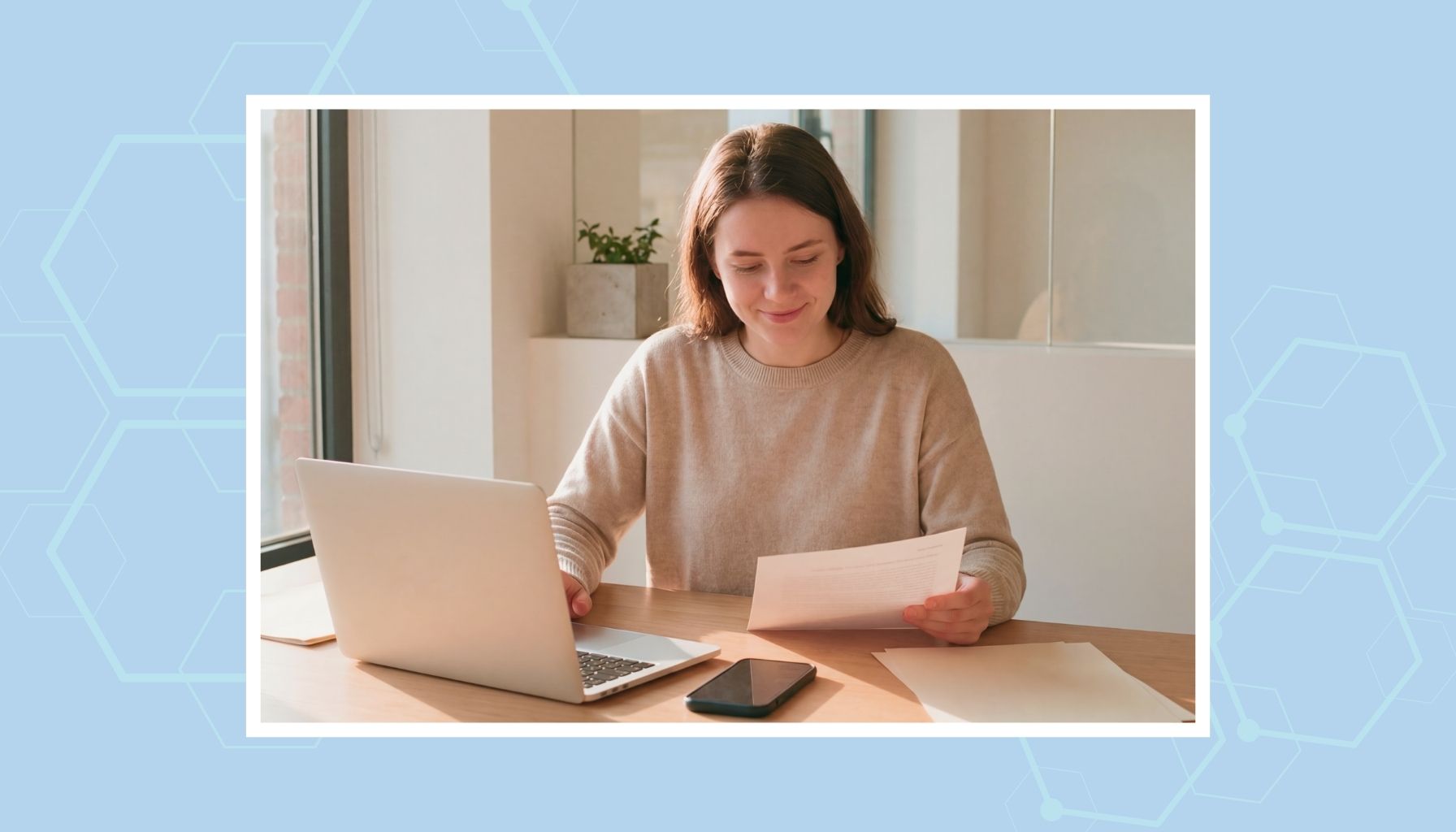 Woman using ChatGPT prompts for parents on a laptop to simplify homework help, meal planning, and family organization.