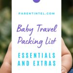 Baby sitting on a soft blanket outdoors, with chubby legs and tiny feet visible, representing a travel-friendly baby setup for packing essentials.