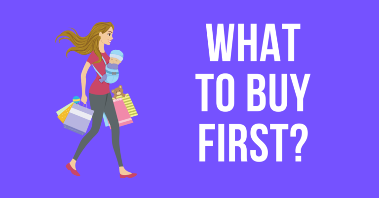 what to buy first for a new baby?