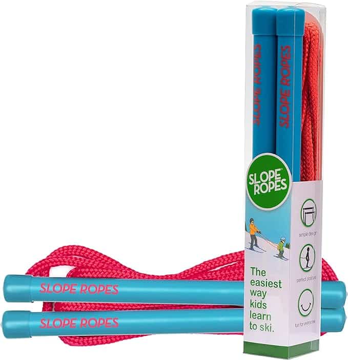 Kids Ski Trainer to Teach Kids to Downhill Ski Safely with Proper Posture, Simple Harness Free Design, Fun for Parents a